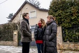 Christoph Feuerstein mit Natascha Kampuschs Schwester und deren Tochter