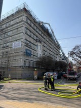 Dachgeschoß Brand