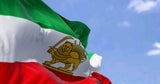 Iranische Löwenflagge