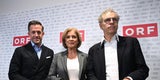 Stellvertreter Gregor Schütze, ORF-Chefin Ingrid Thurnher und Stiftungsratsvorsitzender Heinz Lederer am Donnerstag, 12. März 2026, anl. einer Plenarsitzung des ORF-Stiftungsrats im ORF-Zentrum in Wien.  