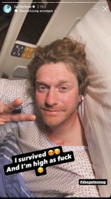 Lucas Fendrich meldet sich aus dem Krankenhaus.