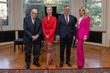 Theodor Kanitzer, Silvia Schneider,&nbsp;Zenon Kosiniak-Kamysz und Donka Angatscheva.&nbsp;