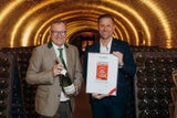 &nbsp;Die beste Marke der Branche wird mit dem „Market Quality Award“ ausgezeichnet:&nbsp;Werner Beutelmeyer (Market Institut) und Florian Czink (Schlumberger)