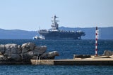 Kroatien-Urlauber verwundert: Trumps Mega-Kriegsschiff plötzlich an der Adria-Küste
