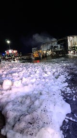 Drasenhofen LKW Brand