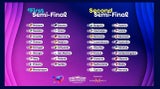 Reihenfolge des Halbfinales