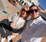 Clemens Trischler und Gerda Rogers in Italien.