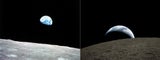 Artemis-Astronauten fotografieren "Erduntergang"