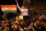 Erdrutschsieg für Magyar - Jubel in Budapest