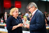 Gesundheitsministerin Korinna Schumann (SPÖ) und Wolfgang Katzian (SPÖ)