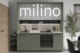 Gewinner #1: Küchenkollektion Milino: Kompakte Räume, durchdachte Details: Die Küchenkollektion Milino setzt auf eine eine markante Passepartout-Gestaltung mit einer durchgehenden Lichtleiste und schafft so Struktur und Atmosphäre auch auf kleiner Fläche. 