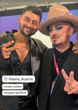 Noam Bettan aus Israel mit Boy George