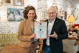 Christina Meinl (Julius Meinl) und Hartwig Kirner (Fairtrade Österreich).