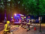 Insgesamt 93 Feuerwehrleute standen im Einsatz. 