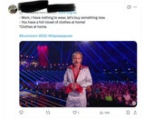 Ein User macht sich über das Outfit von Michael Ostrowski lustig.
