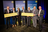 NÖ Landesamtsdirektor Mag. Werner Trock, Univ.-Prof. Dr. Peter Parycek, Dr. Katrin Praprotnik, Univ.-Prof. Dr. Peter Filzmaier, Gemeindebund Präsident DI Johannes Pressl, Univ.-Prof. Dr. Christoph Badelt, Leiter der Zukunftsinitiative Mag. Friedrich Faulhammer&nbsp;