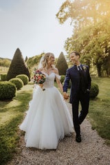 Danilo Campisi und Corinna Kamper haben Traumhochzeit gefeiert.&nbsp;