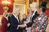 Serien-Queen Waddingham am Weltfrauentag beim Empfang von Königin Camilla.&nbsp;
