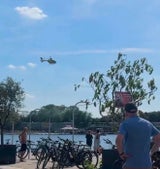 Großeinsatz Neue Donau Person ertrunken