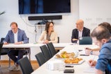 Hintergrundgespräch mit Alexander Ipp, Kasia Greco und Alexander Komarek.
