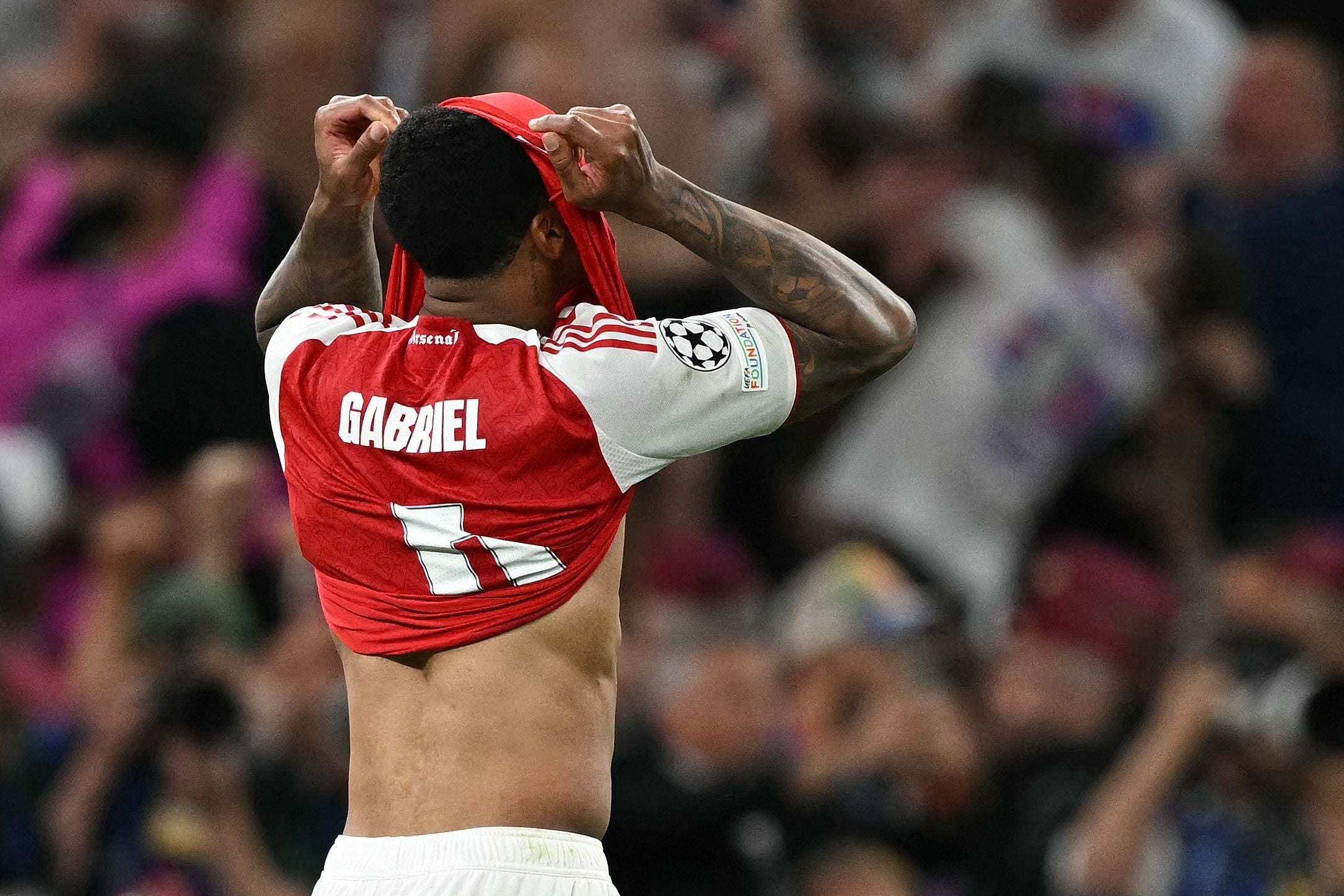 Arsenals Gabriel verschoss den entscheidenden Elfer im Finale