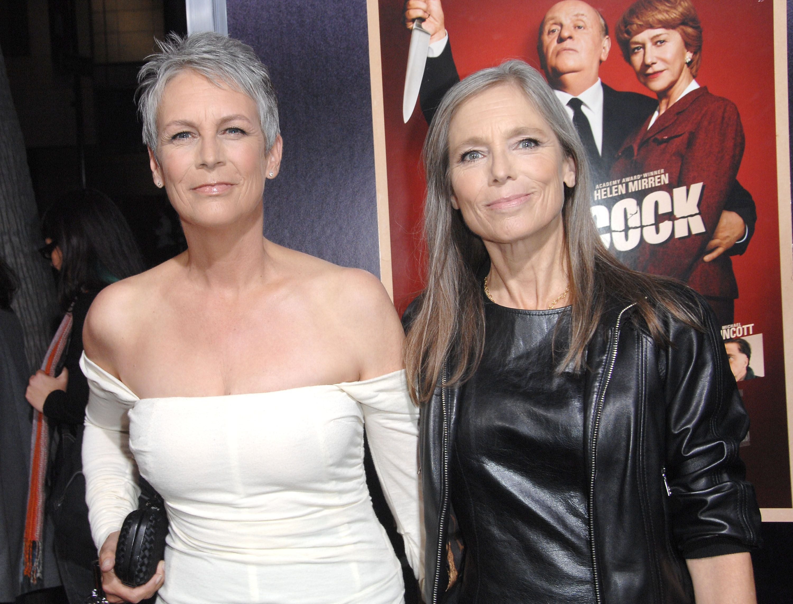 BEVERLY HILLS, CA - NOVEMBER 20: Actress Jamie Lee Curtis (L) and Kelly Lee Curtis arrive at the Los Angeles Premiere "Hitchcock" at AMPAS Samuel Goldwyn Theater on November 20, 2012 in Beverly Hills, California. (Photo by Barry King/FilmMagic)