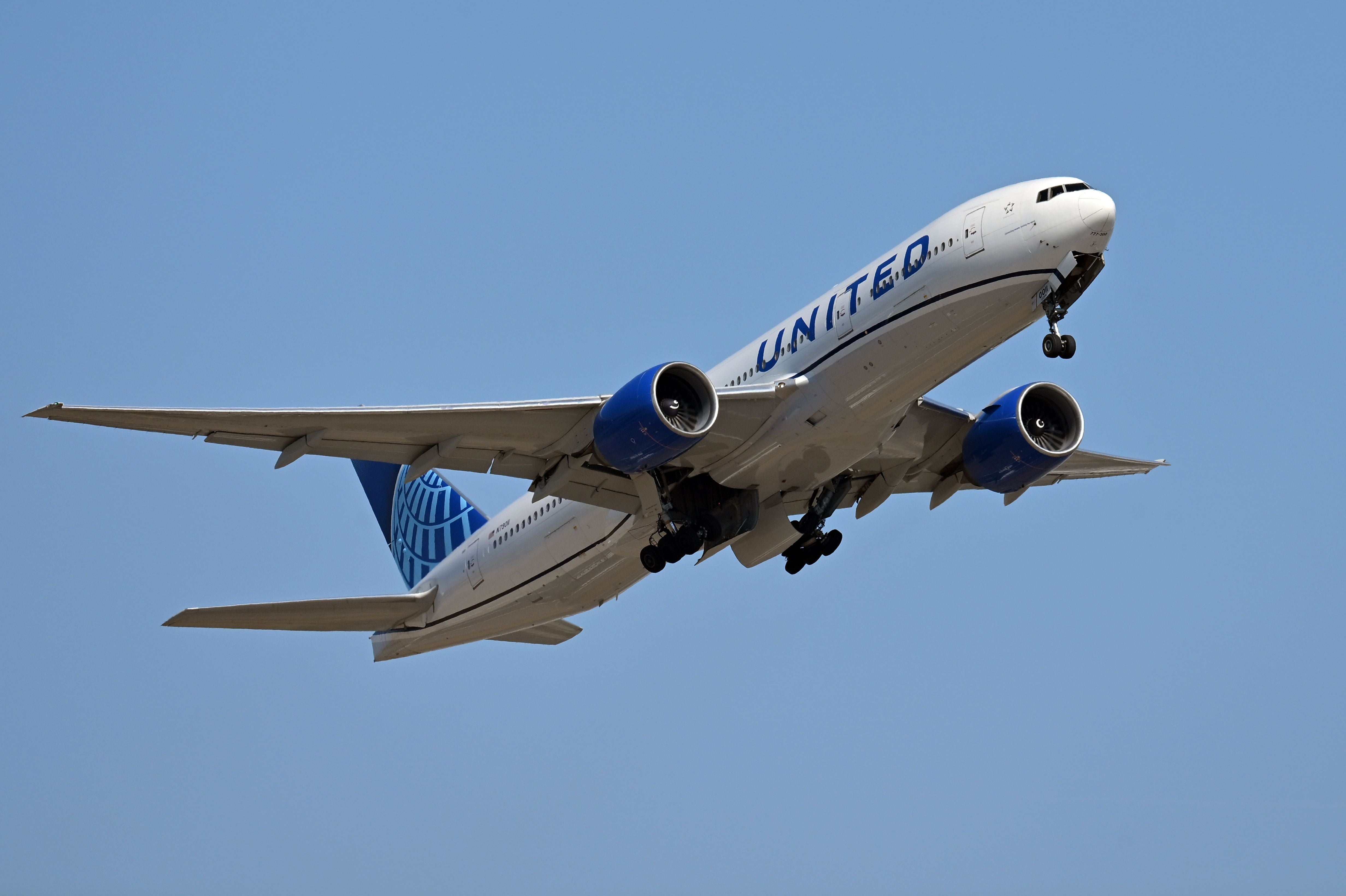 Boeing 777-224ER United Airlines N79011 Plane at Leonardo Da Vinci International Airport in Fiumicino (Italy), May 24th, 2026 (Photo by Massimo Insabato/Archivio Massimo Insabato/Mondadori Portfolio via Getty Images)