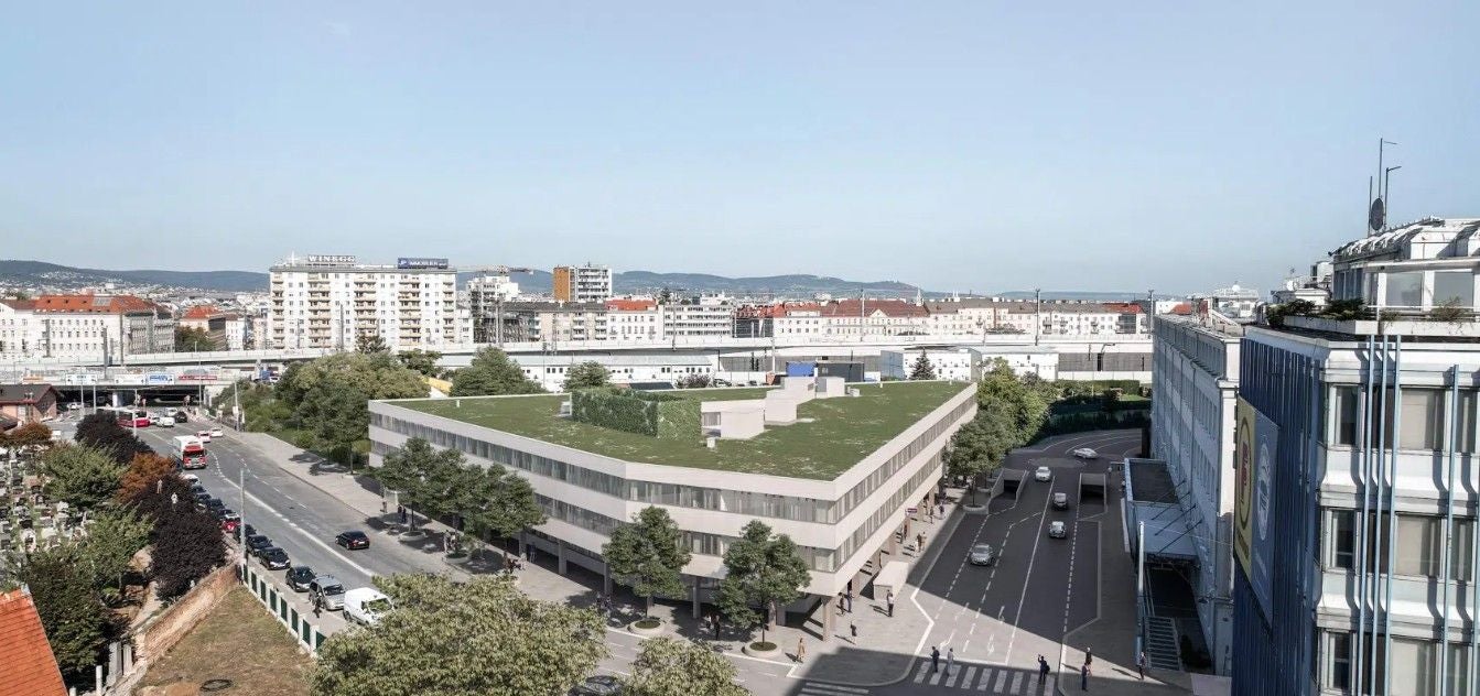Rendering des Sicherheitszentrums Favoriten-Keplergasse