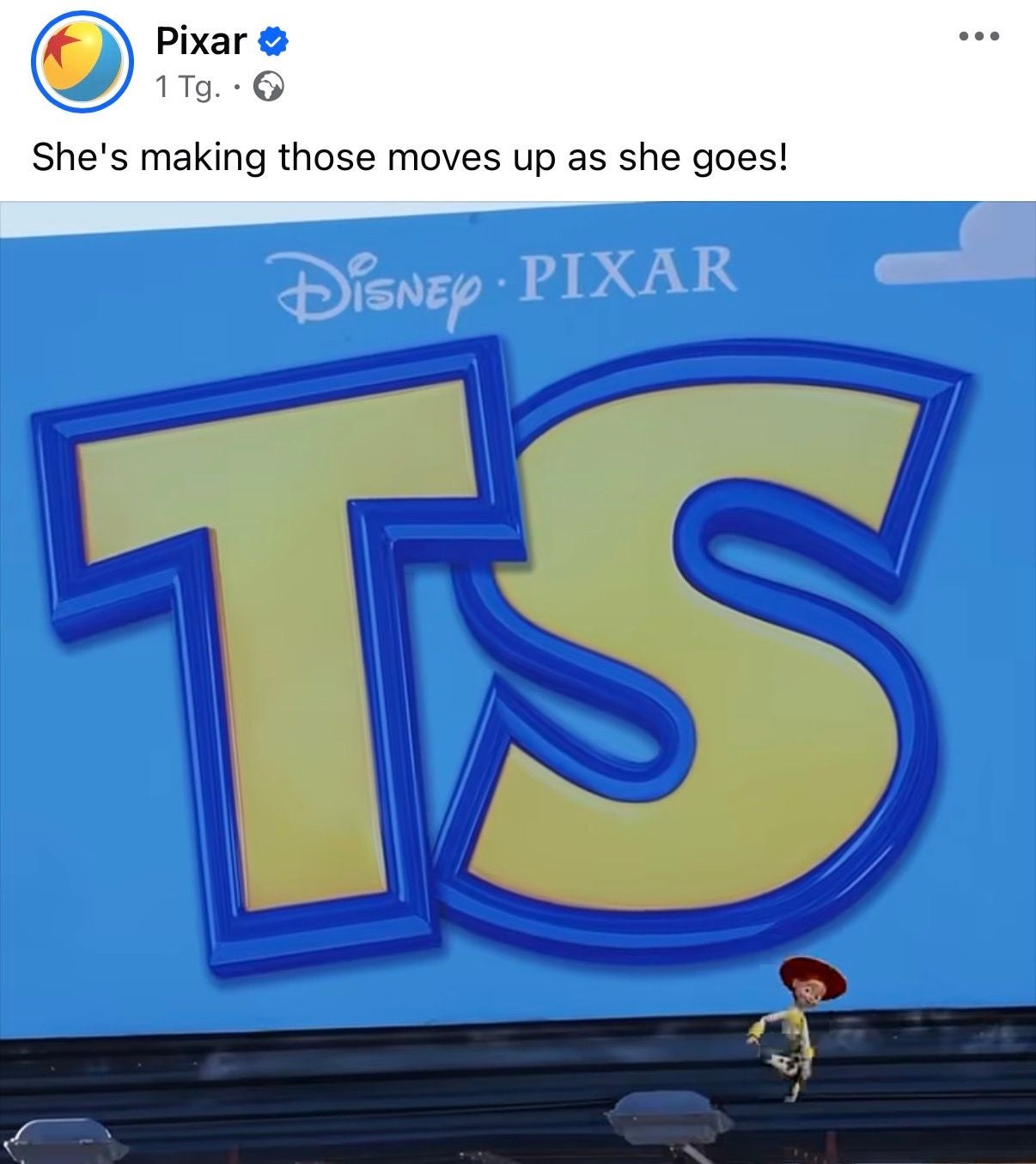 Pixar wirbt für "Toy Story 5" mit einem Song von Taylor Swift.