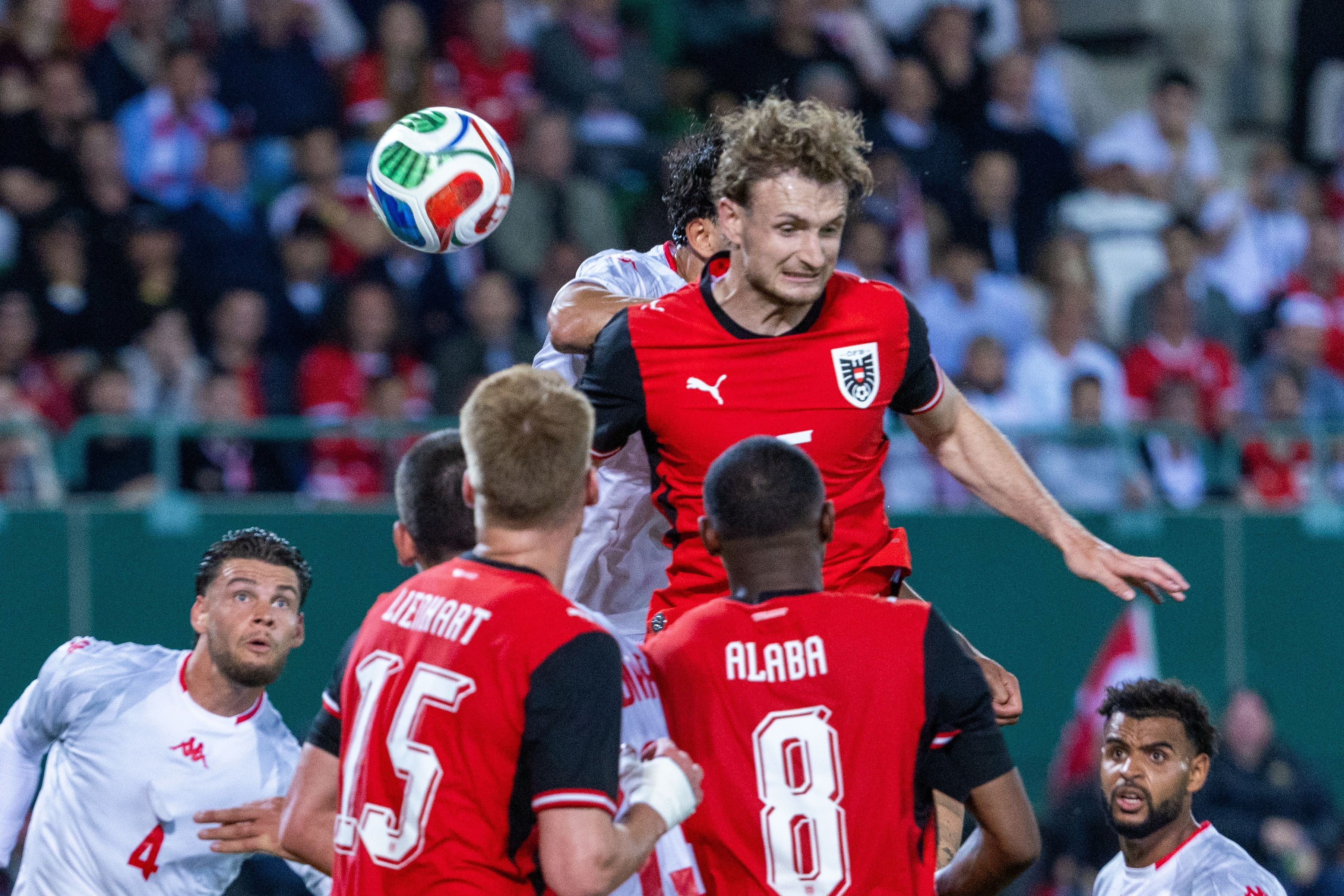 VIENNA,AUSTRIA,01.JUN.26 - SOCCER - OEFB international test match, Austria vs Tunisia. Image shows Stefan Posch (AUT). Photo: GEPA pictures/ Philipp Brem