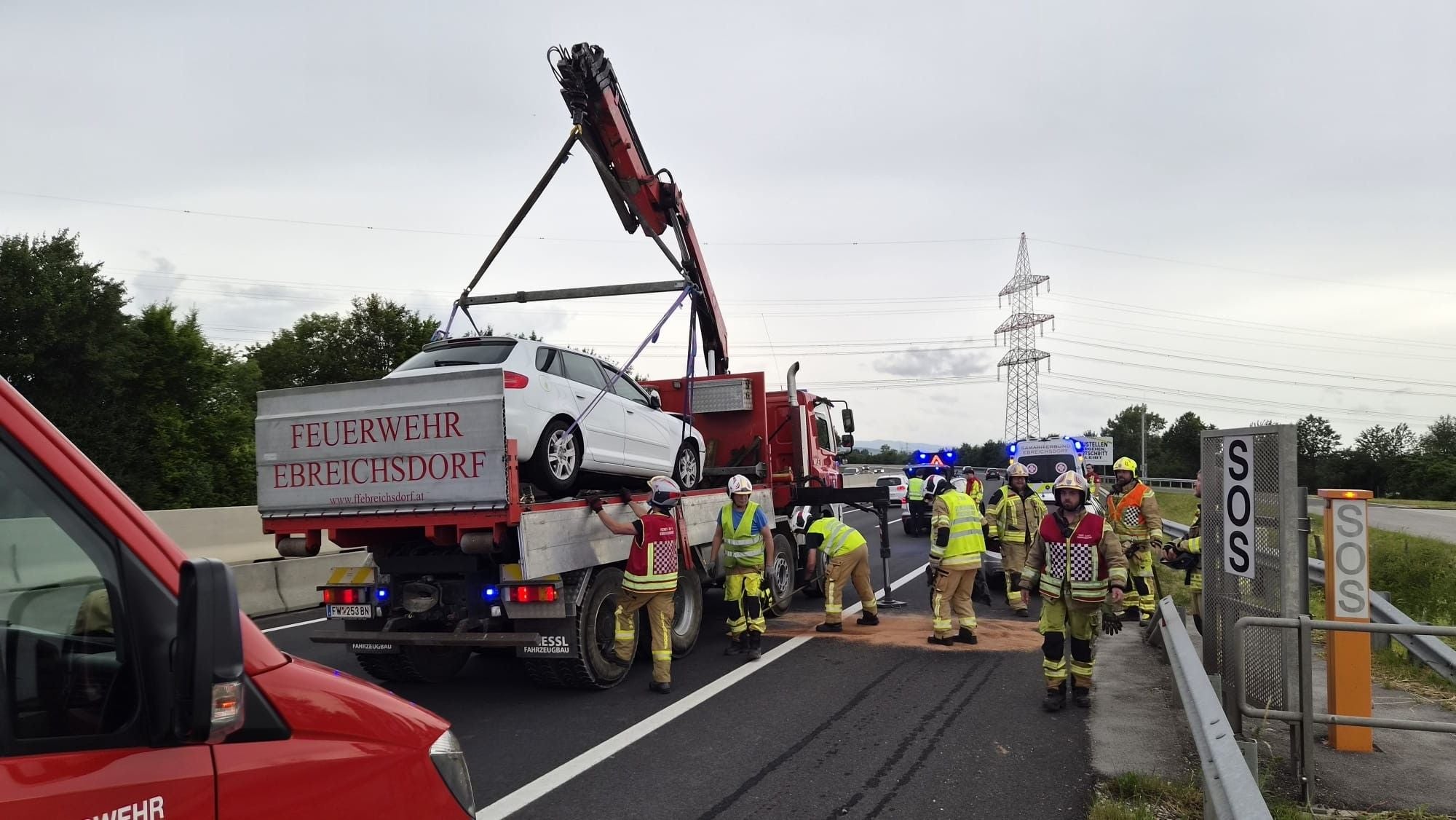 Beim Abtransport.