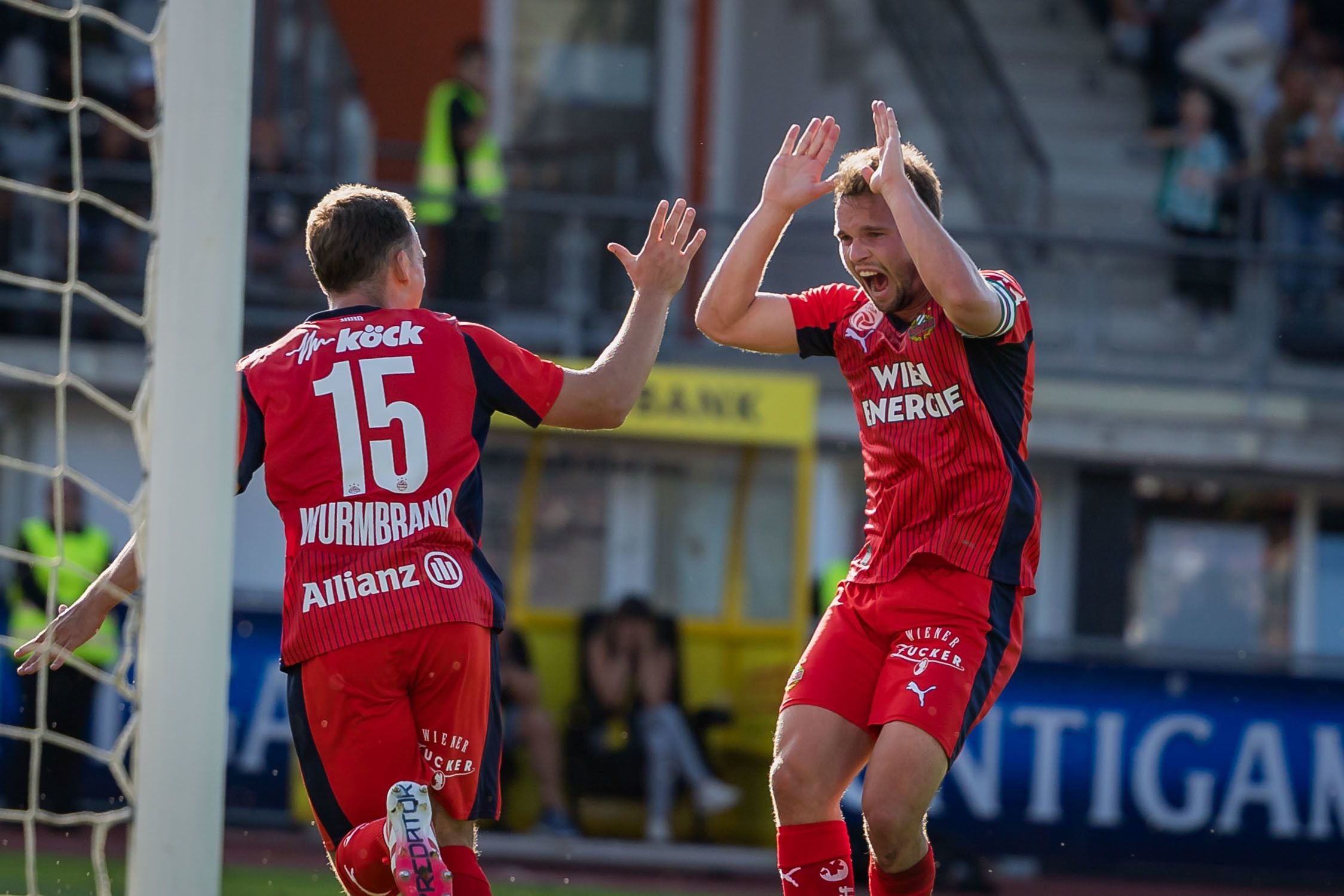 Wurmbrand &amp; Seidl jubeln.