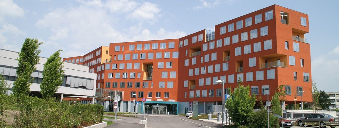 Die Wirtschaftskammer Niederösterreich in St. Pölten.