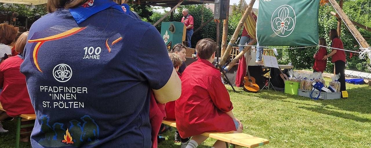 Großes Pfadfinderfest in St. Pölten.