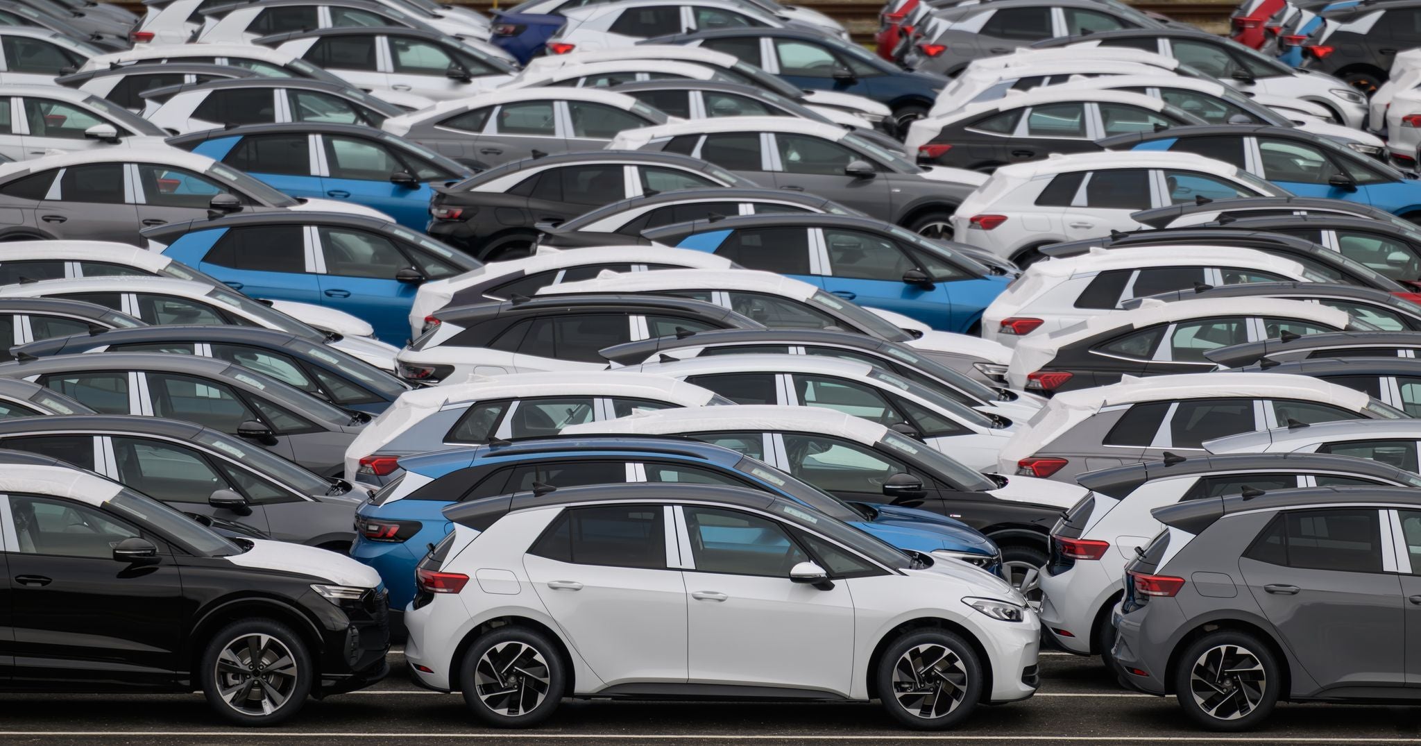 Neuwagen der Marken Volkswagen, Audi und Cupra