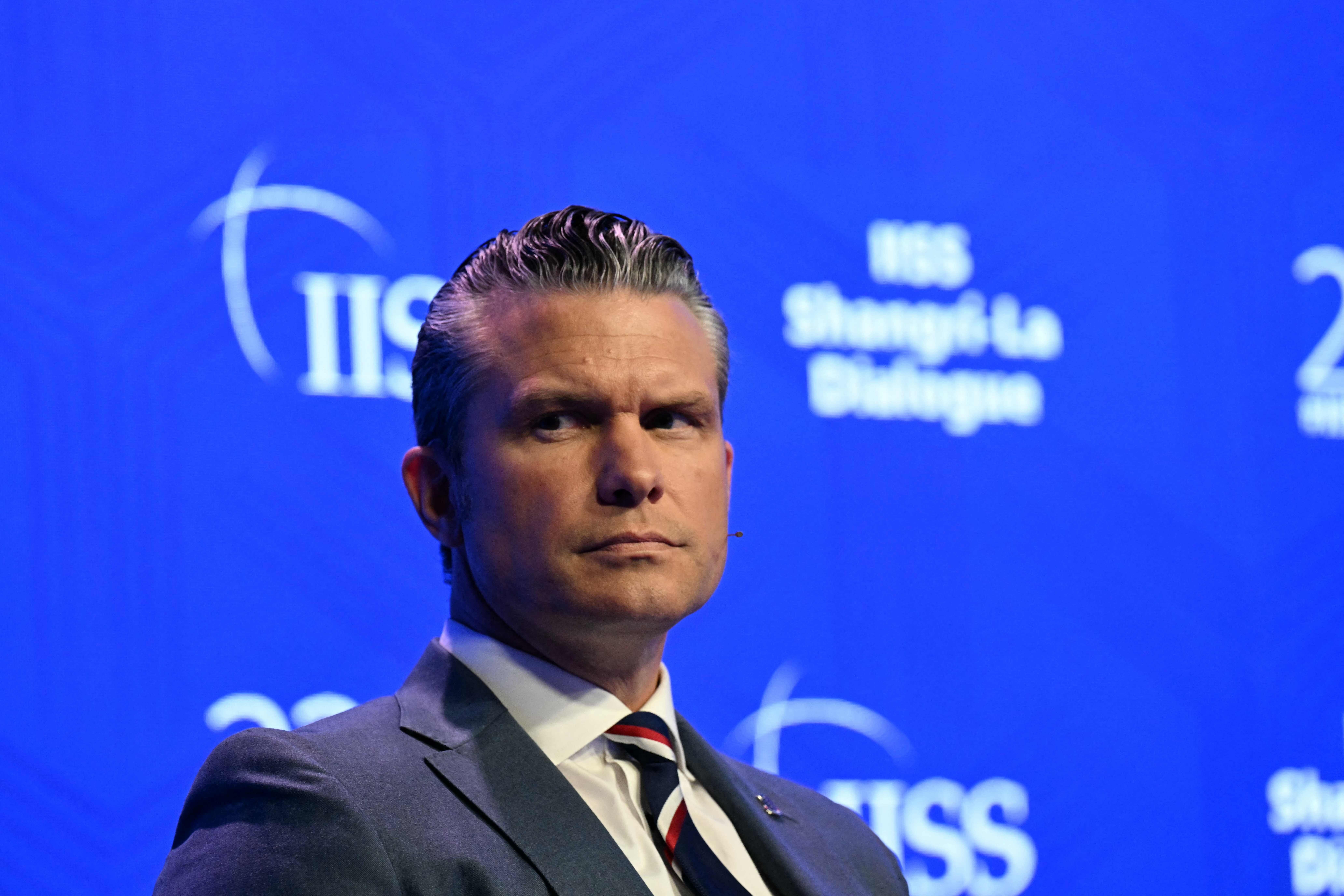 Kriegsminister Pete Hegseth.