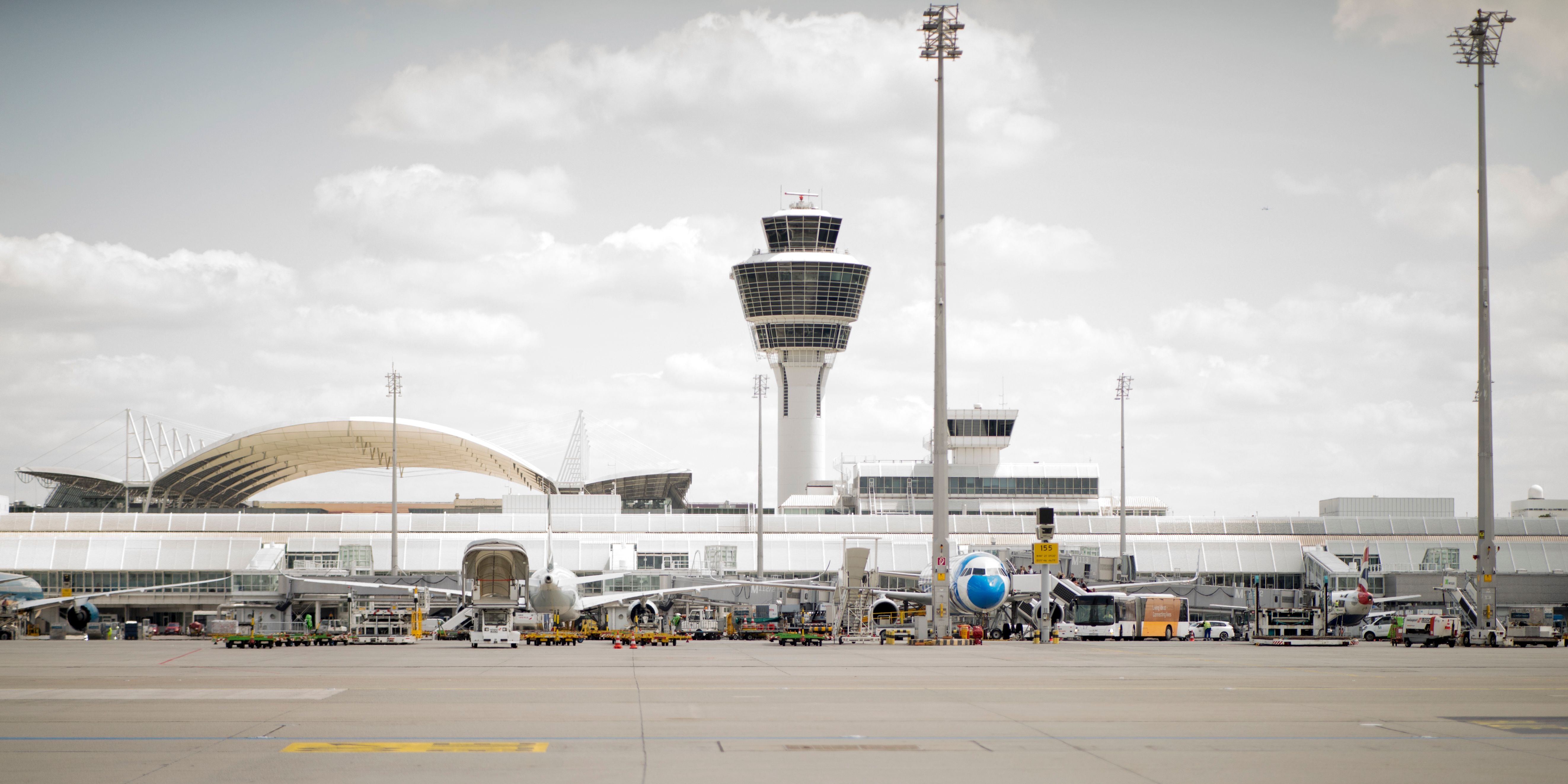Bavaria, Germany, Europe - June 17, 2025: Airport
