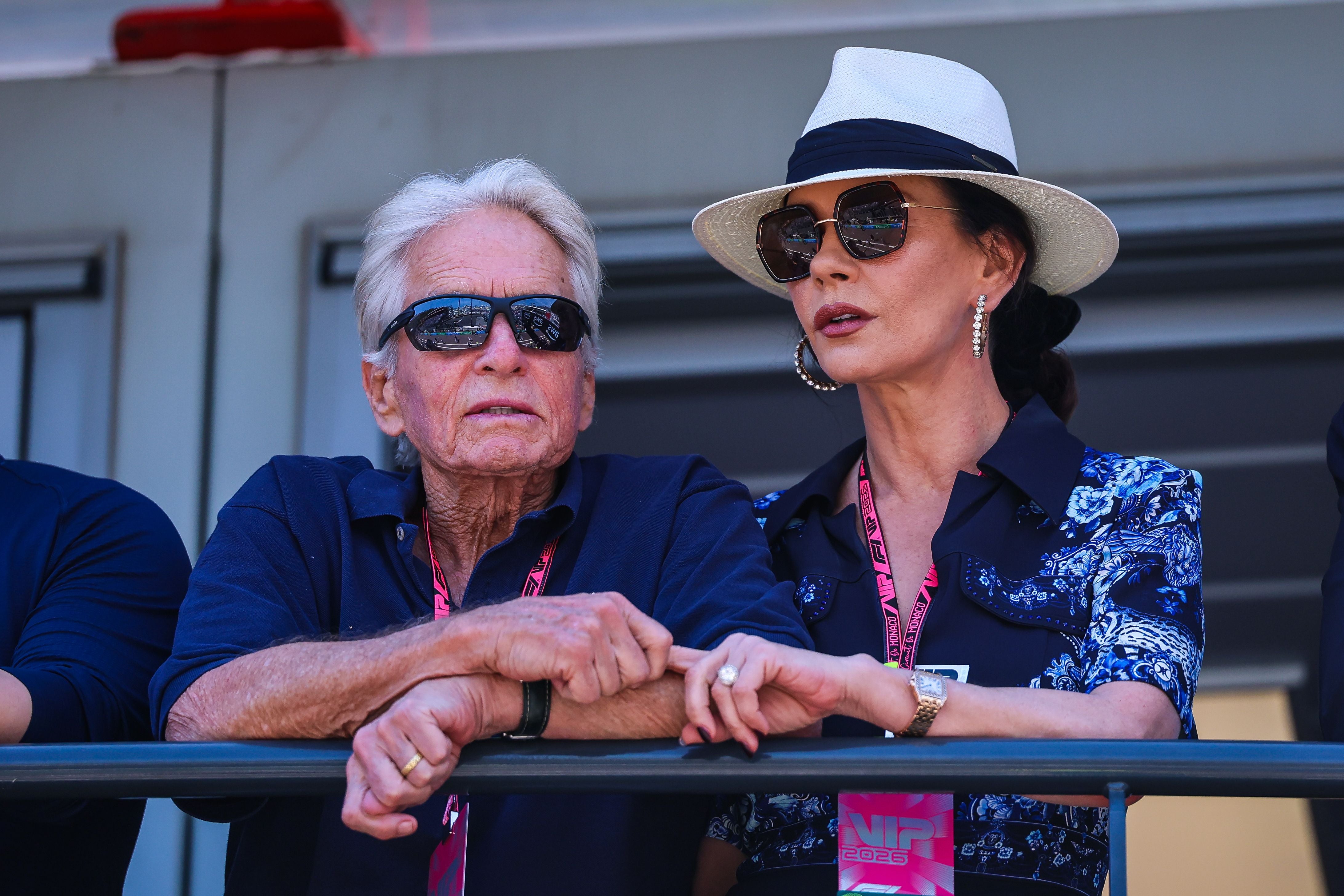 Michael Douglas mit Ehefrau Catherine Zeta Jones.