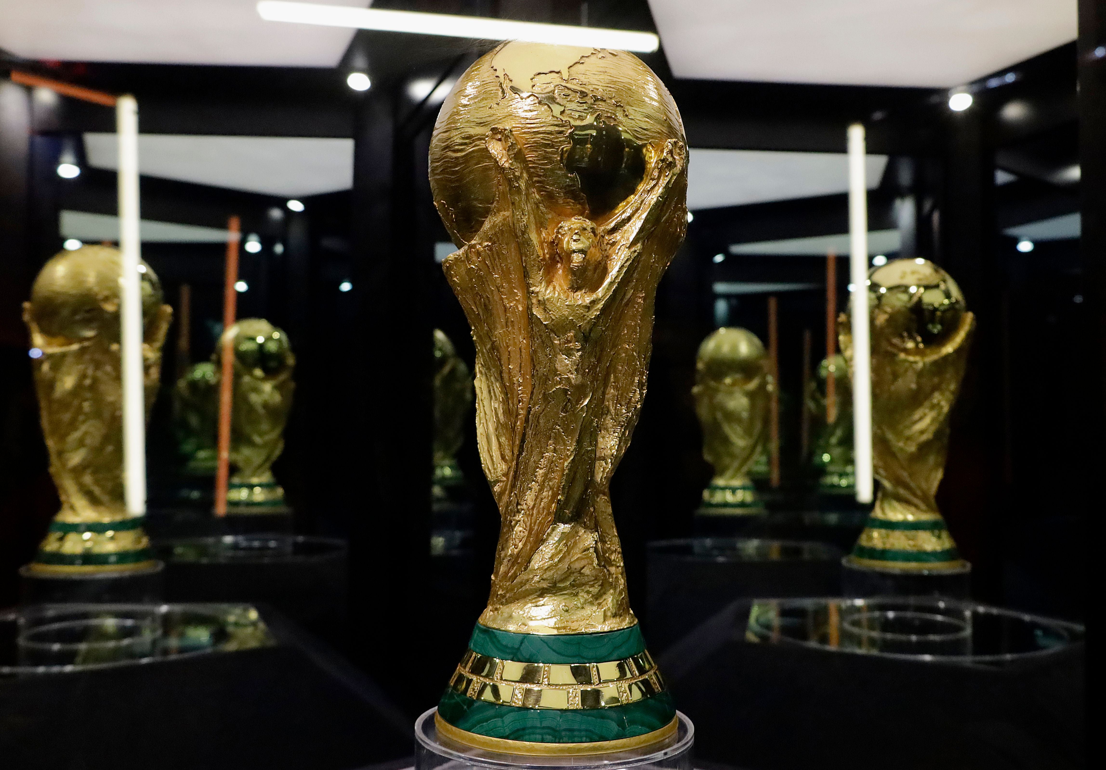 Das Ziel der Begierde: der FIFA-WM-Pokal.