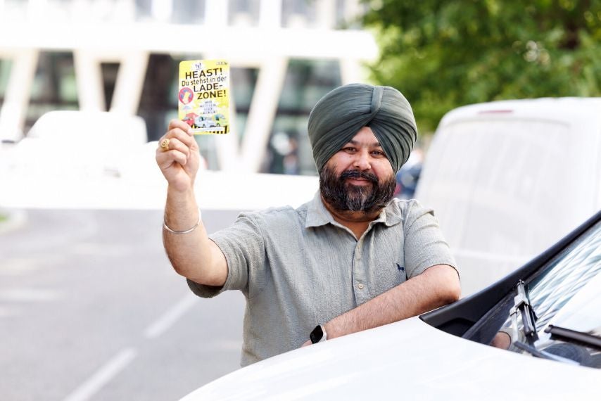 Gurdial Singh Bajwa, Obmann der Wiener Kleintransporteure.