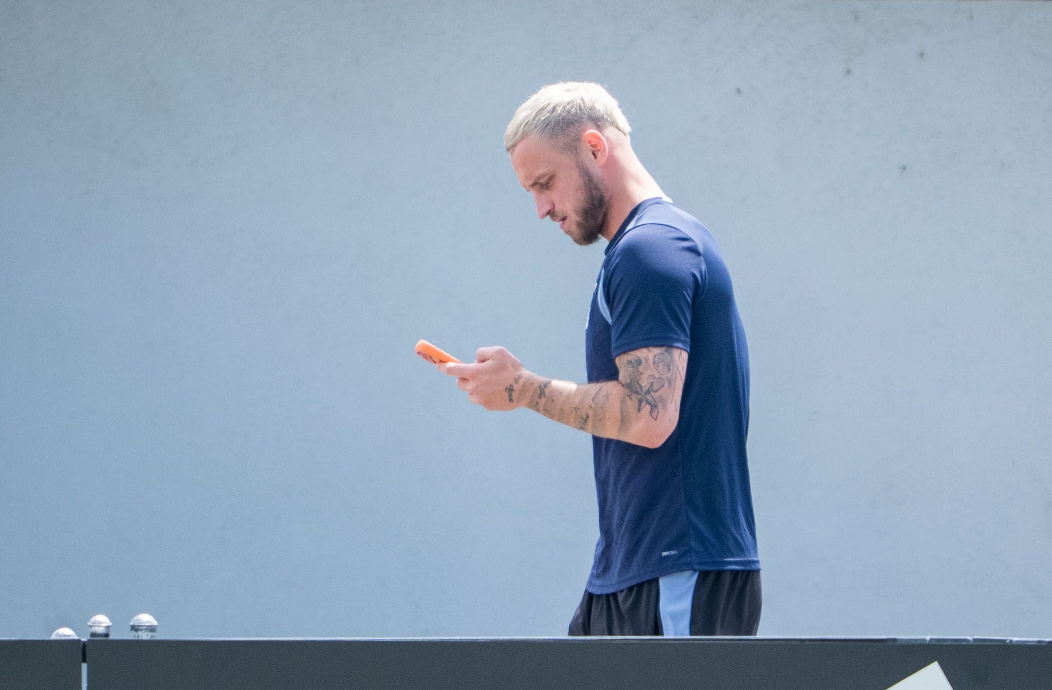 ABD0111_20260608 - SANTA BARBARA - USA: Marko Arnautovic (AUT) am Montag, 08. Juni 2026, während eines Trainings des ÖFB Nationalteams in Santa Barbara. - FOTO: APA/GEORG HOCHMUTH