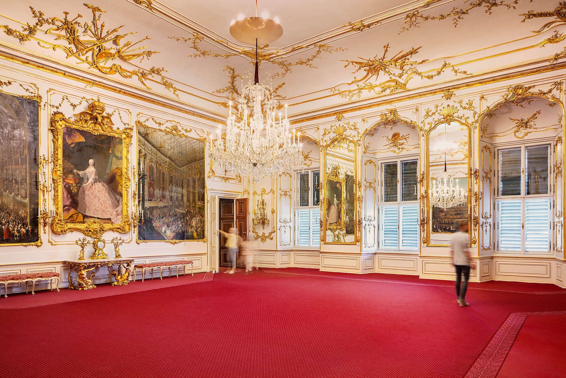 Der Zeremoniensaal im Schloss Schönbrunn.