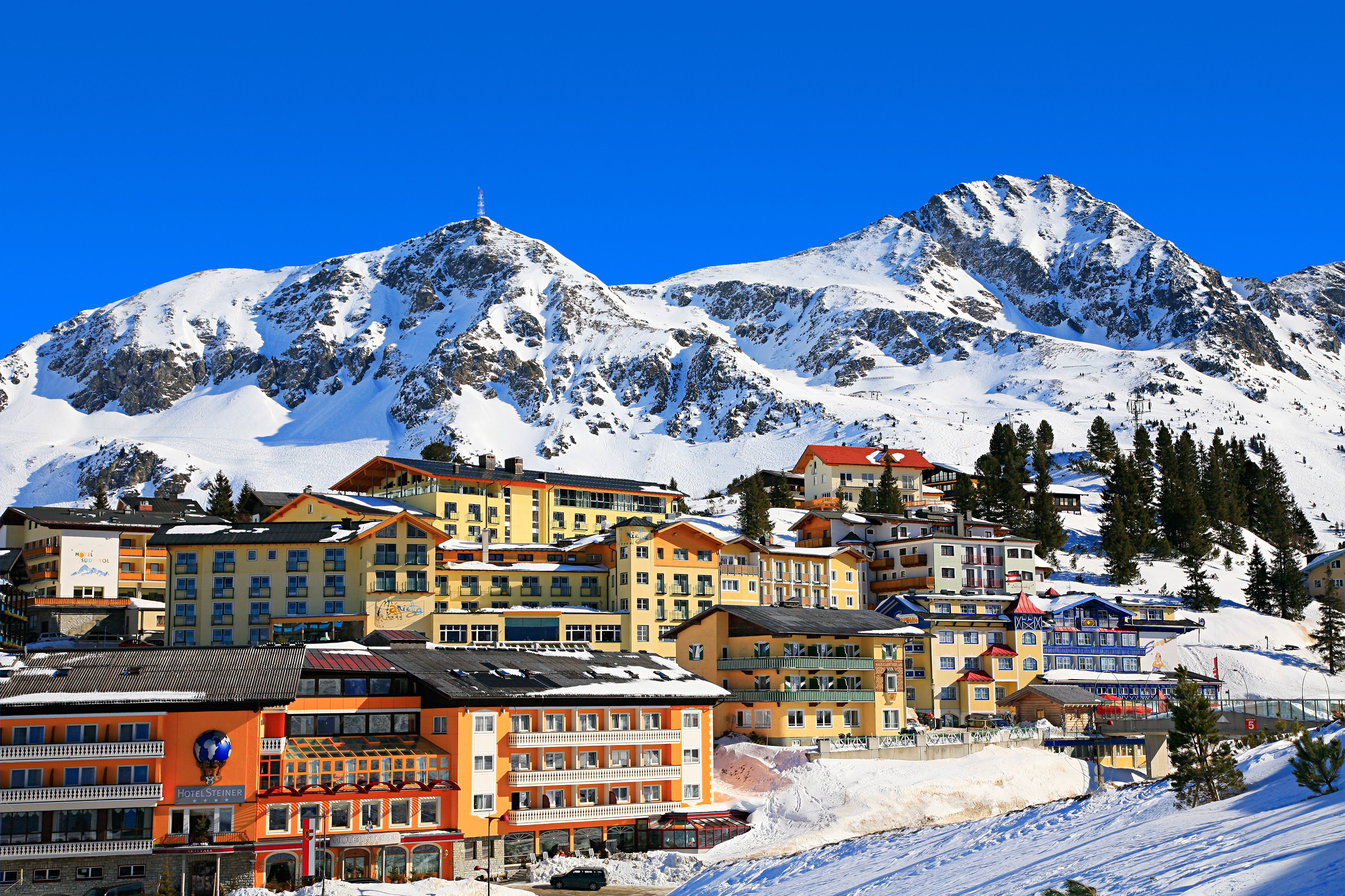 obertauern berge schnee