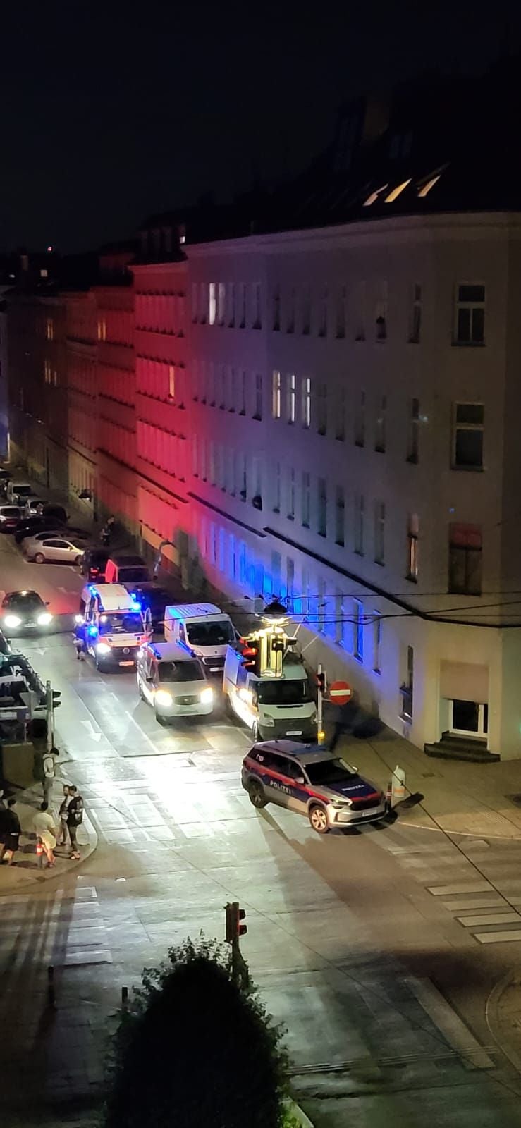 Der Einsatz in Favoriten am Montagabend.