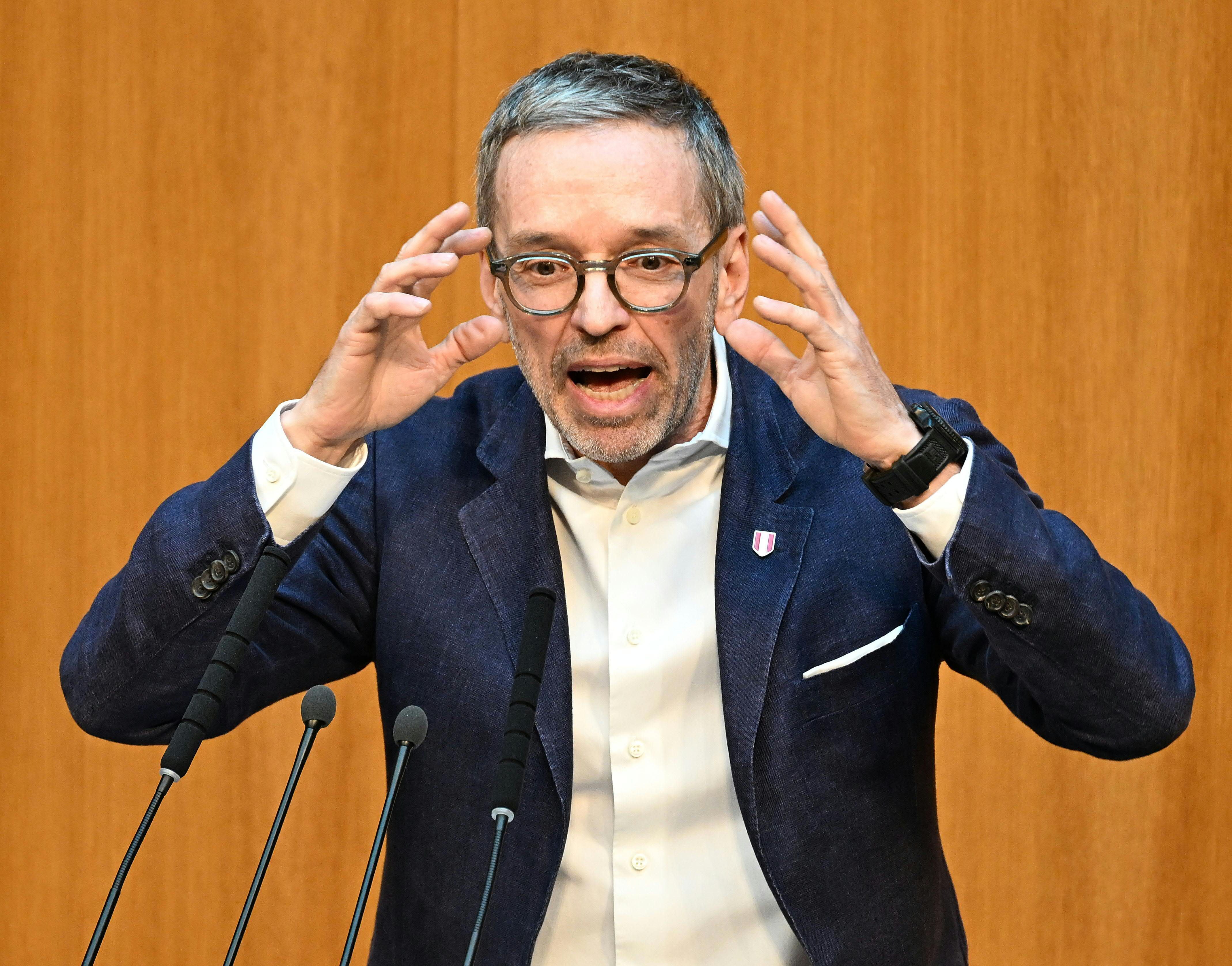 FPÖ-Obmann Herbert Kickl.
