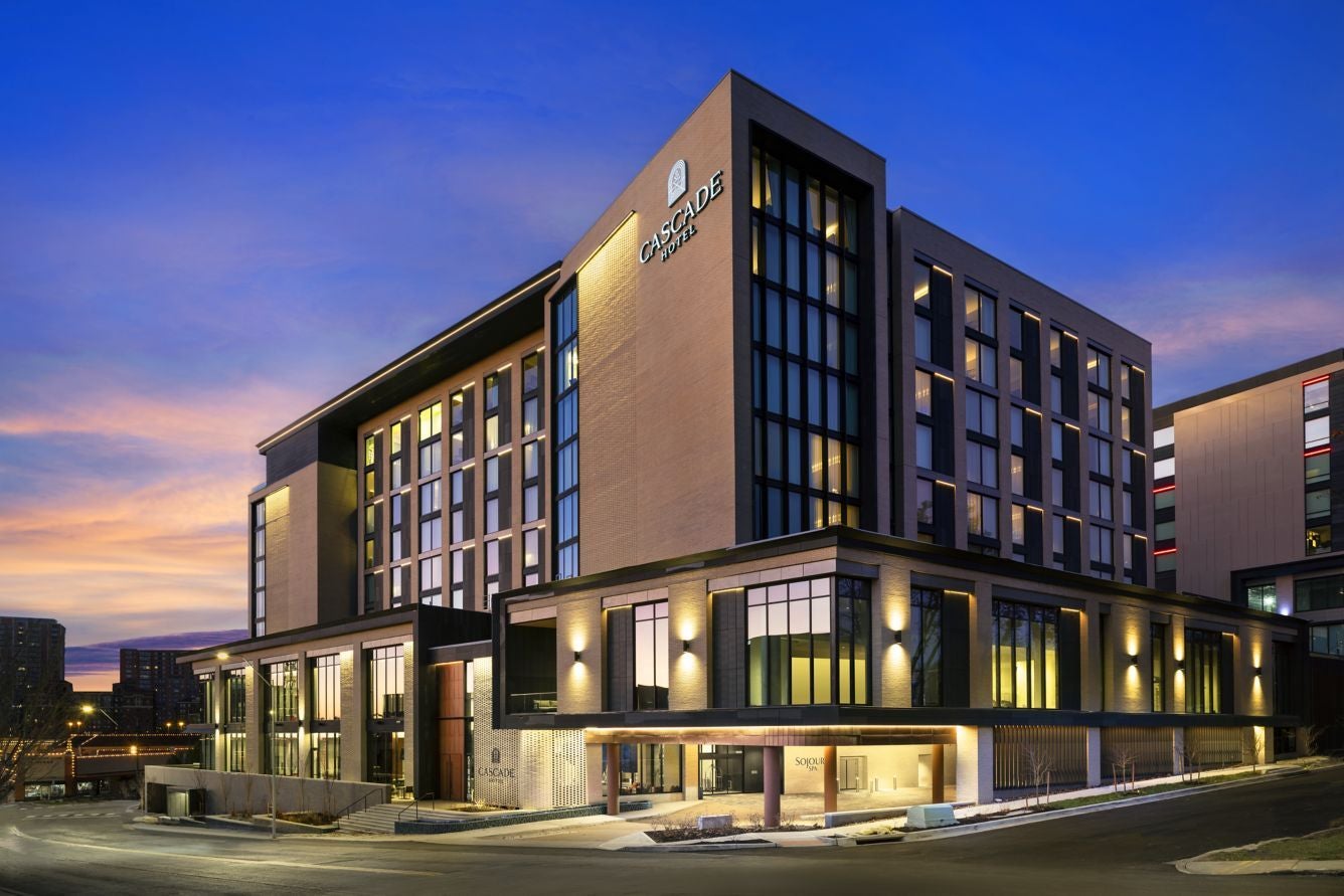 Das Cascade Hotel, die Bleibe der Niederländer in Kansas City.