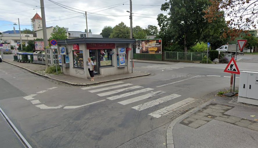 Der Unfall ereignete sich hier.