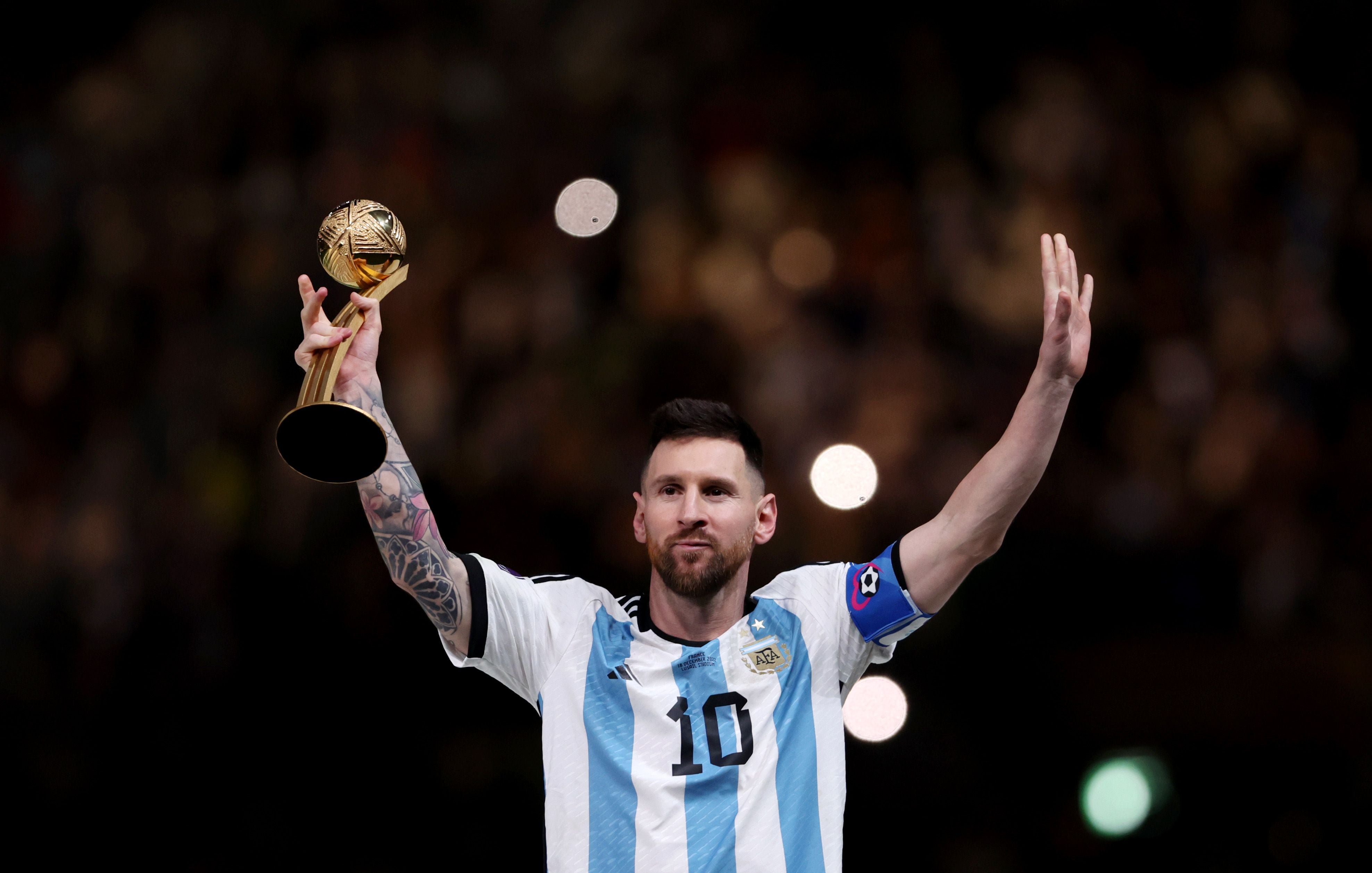 Lionel Messi wurde Spieler der WM 2022