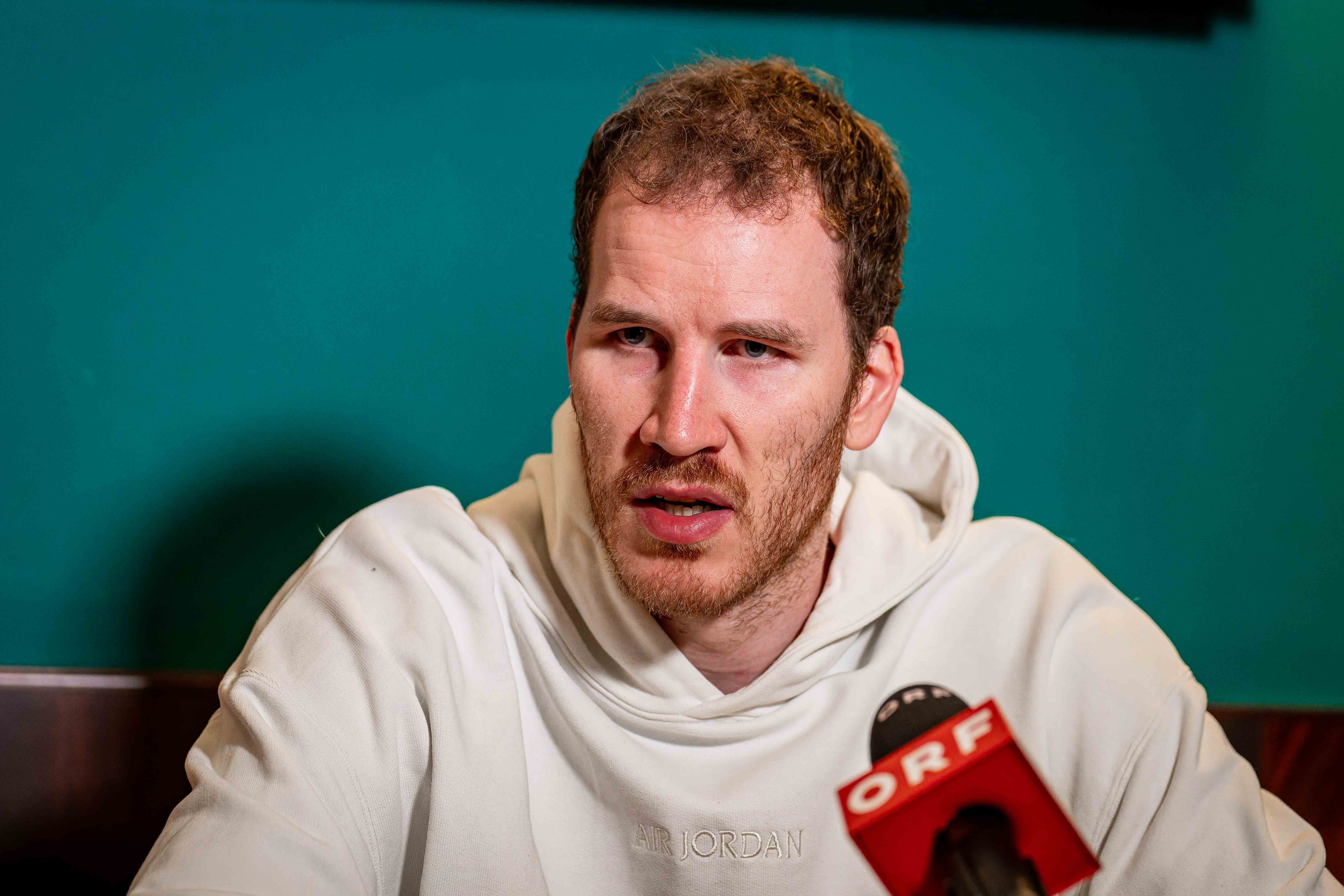VIENNA,AUSTRIA,11.JUN.26 - BASKETBALL - Jakob Poeltl, media event. Image shows Jakob Poeltl (Raptors). Photo: GEPA pictures/ Kevin Hackner