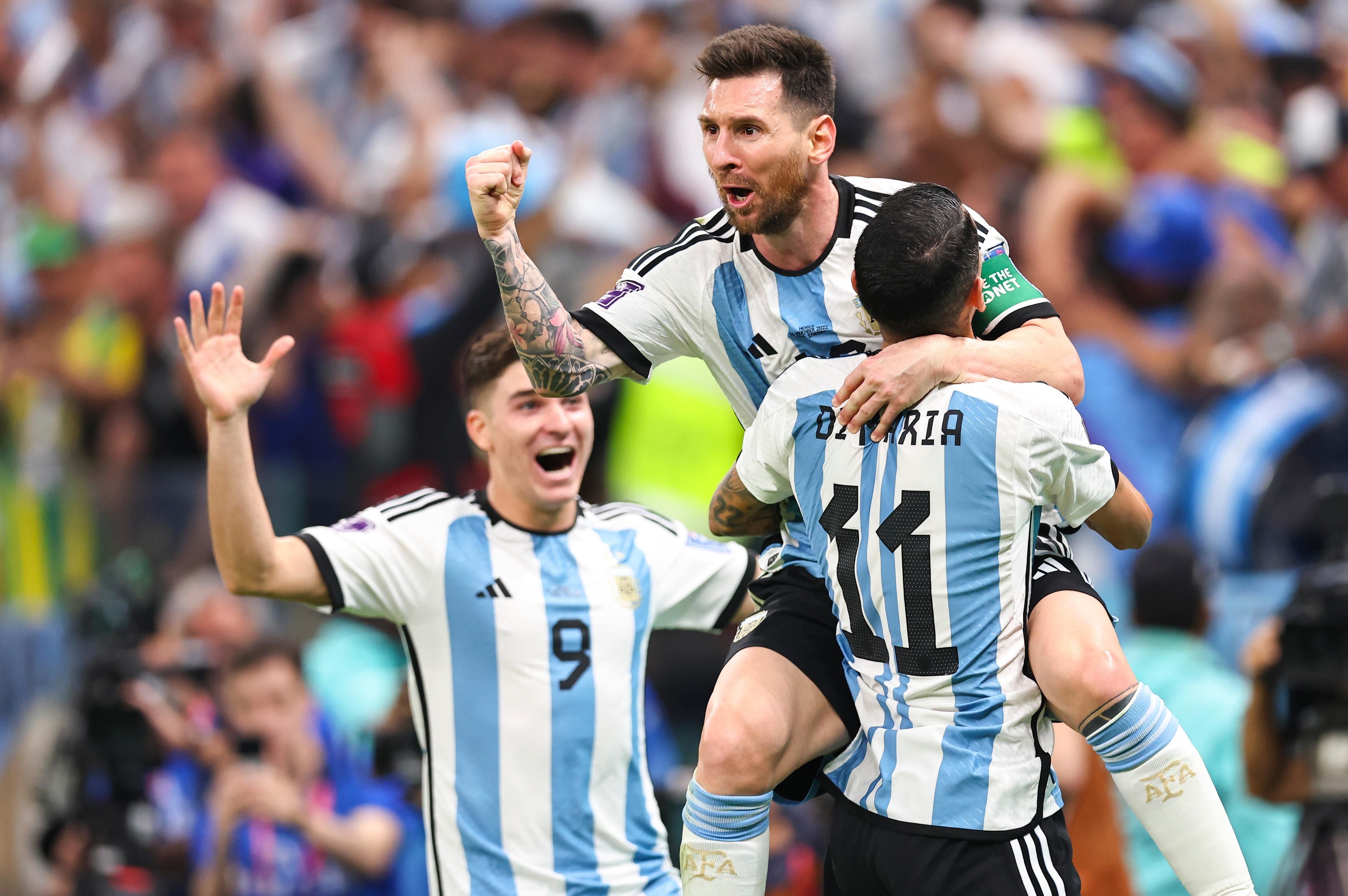 Mit Messi möchte sich Argentinien bis zum Titel schießen.